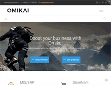 Tablet Screenshot of omikai.com